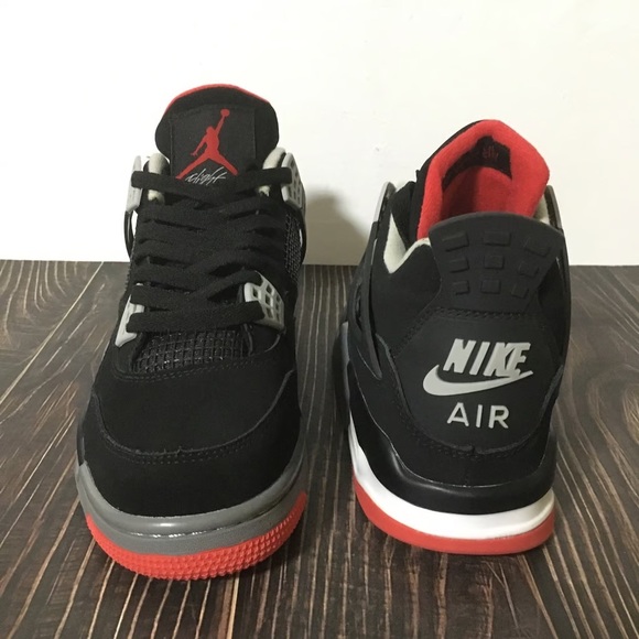 New - Nike Air Jordan 4 Retro Bred - Picture 6 of 8